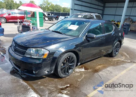 2014 Dodge Avenger Sxt из США, поврежденный, VIN 1C3CDZCG8EN165887
